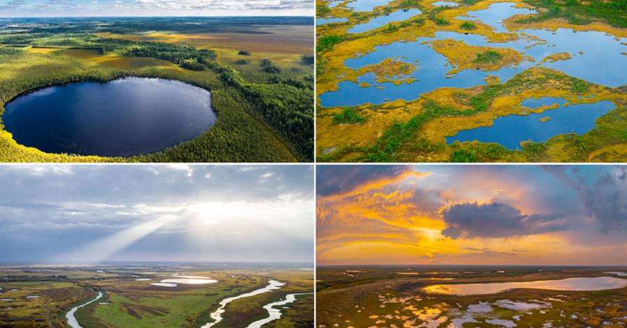 俄羅斯最大的沼澤，原來還有如此美景