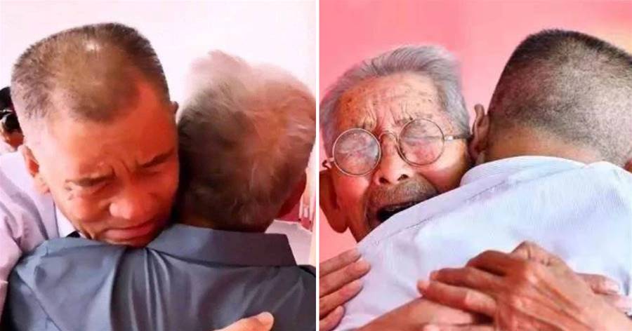 90歲阿公「火車站弄丟2歲兒」用一生去尋子「終于在晚年圓夢」父子相擁而泣：一聲爸爸等了58年